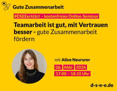 Symbolbild für die Veranstaltung „Gute Zusammenarbeit: Teamarbeit ist gut, mit Vertrauen besser - Gute Zusammenarbeit fördern“