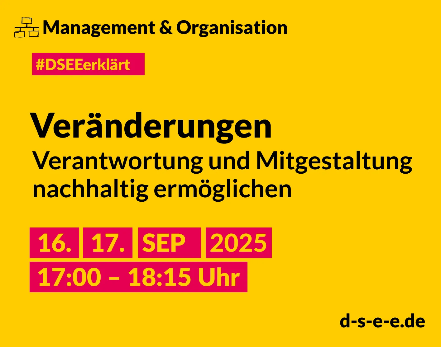 Symbolbild für die Veranstaltung „Verantwortung und Mitgestaltung nachhaltig ermöglichen“
