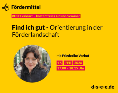 Symbolbild für die Veranstaltung „Fördermittel: Find ich gut - Orientierung in der Förderlandschaft“