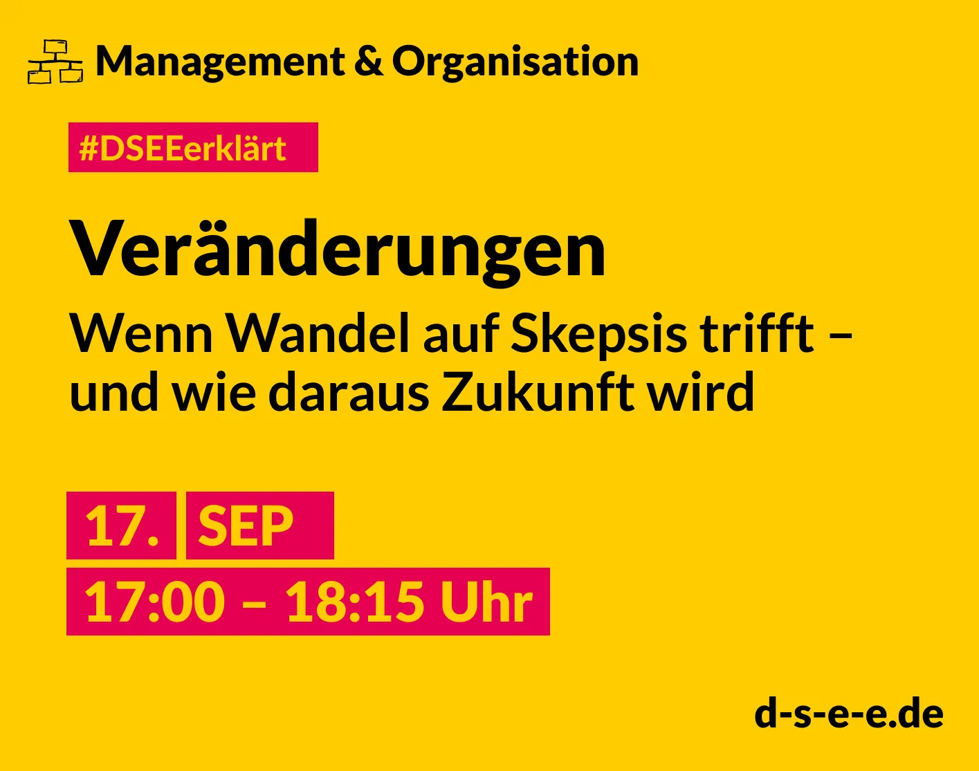 Symbolbild für die Veranstaltung „Wenn Wandel auf Skepsis trifft – und wie daraus Zukunft wird“